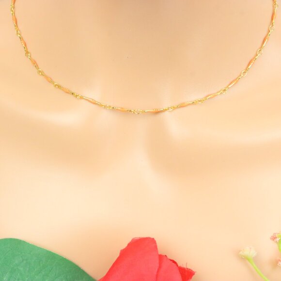 Minimalist Necklace Chain, Elegant Jewelry for Women & Girls | MLCRC1915 - Picture 9 of 10